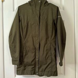🍄 Columbia Women's Splash a Little Rain Jacket, army green, XS